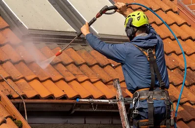 Démoussage et hydrofuge de toiture à Malleval